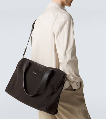 Leather duffel bag | Zegna