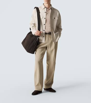 Leather duffel bag | Zegna