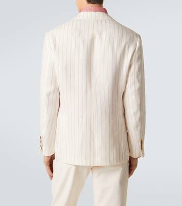 Blazer aus Leinen-Twill | Brunello Cucinelli