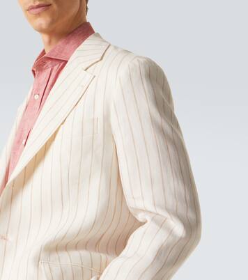 Blazer aus Leinen-Twill | Brunello Cucinelli