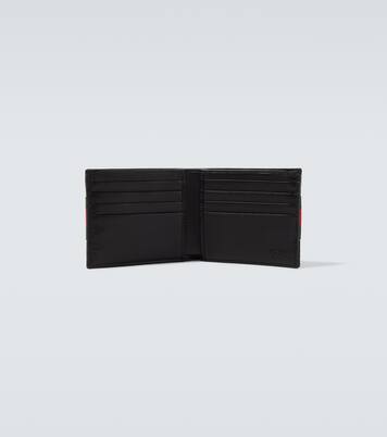 Web Trademark leather bifold wallet | Gucci
