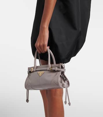 Prada Bonnie Mini leather top-handle bag  | Prada