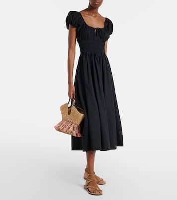 Robe midi Quinn en coton | Dôen