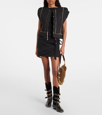 Oskan Soft 스몰 스웨이드 크로스 백 | Isabel Marant