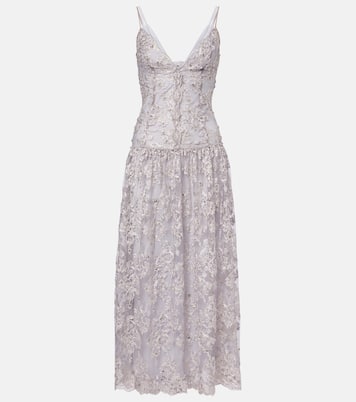 Embellished lace cocktail dress | Jacques Wei