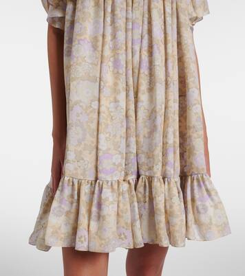 Minikleid aus Seiden-Charmeuse | Chloé