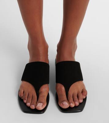 Paton suede thong sandals | A.Emery