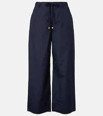Cotton cropped wide-leg pants | 'S Max Mara