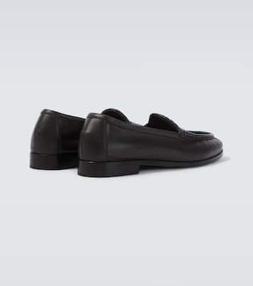 Silenzio Intrecciato leather loafers | Bottega Veneta