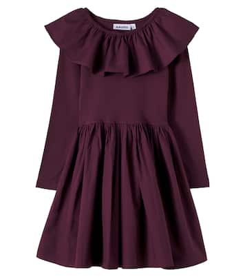 Cille cotton jersey and poplin dress | Molo