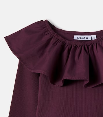 Cille cotton jersey and poplin dress | Molo