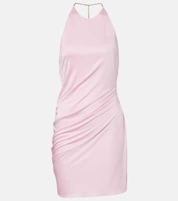 Draped jersey minidress | Versace