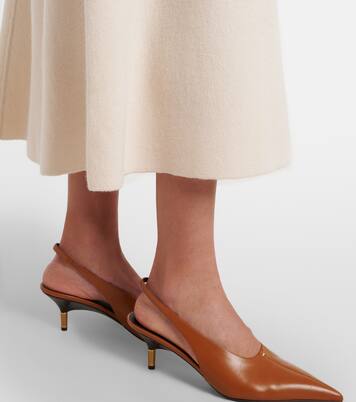 Wool and cashmere midi skirt | Jardin des Orangers
