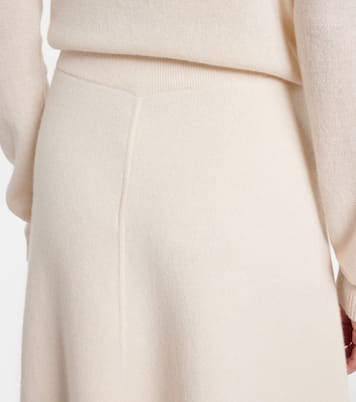 Wool and cashmere midi skirt | Jardin des Orangers