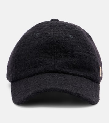 Wool tweed baseball cap | Saint Laurent