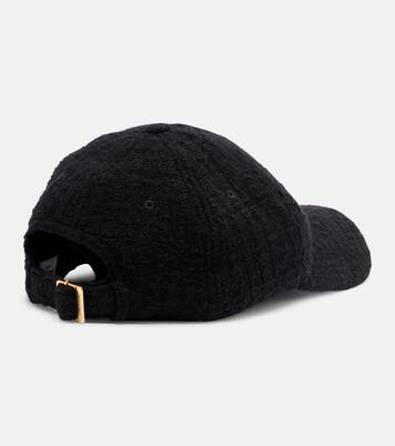 Wool tweed baseball cap | Saint Laurent