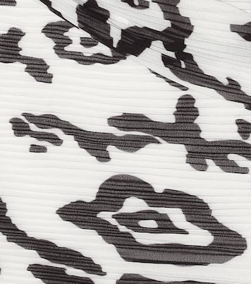 Minirock aus plissiertem Chiffon | Self-Portrait