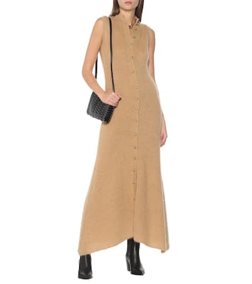 Midikleid aus einem Mohairgemisch | Rabanne