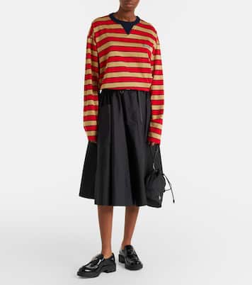 Secchiello in Re-Nylon con pelle | Prada