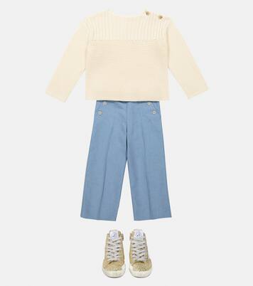 Amiral wool and cotton sweater | Bonpoint