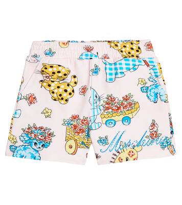 Printed jersey shorts | Moschino Kids