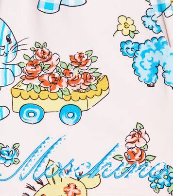 Printed jersey shorts | Moschino Kids