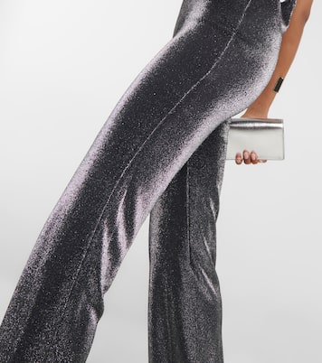 Metallic jersey halterneck jumpsuit | Rotate