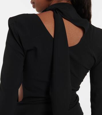 Robe asymétrique en soie mélangée | Petar Petrov