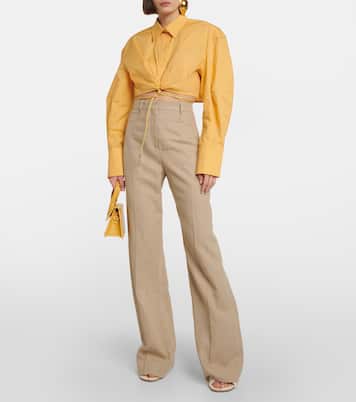 Hemd La Chemise Plidao aus Popeline | Jacquemus