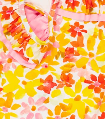Floral ruffle-trimmed swimsuit | Il Gufo