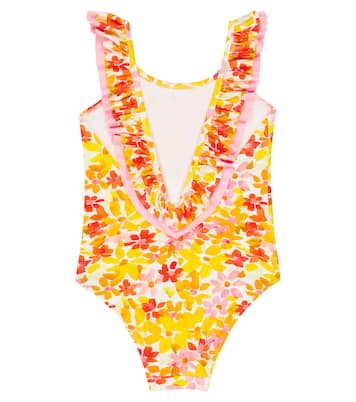 Floral ruffle-trimmed swimsuit | Il Gufo