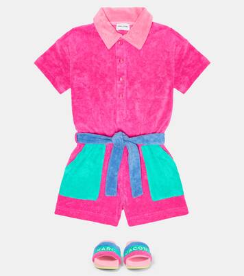 Cotton terry playsuit | Marc Jacobs Kids