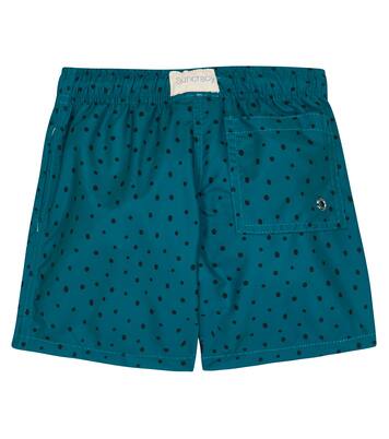 Santorini polka-dot swim trunks | Suncracy