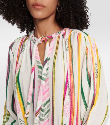 Robe midi en coton | Velvet