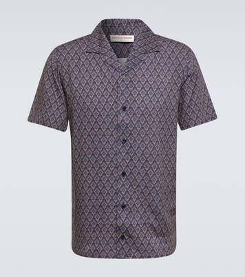 Hibbert printed bowling shirt | Orlebar Brown