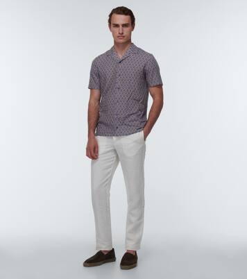 Hibbert printed bowling shirt | Orlebar Brown