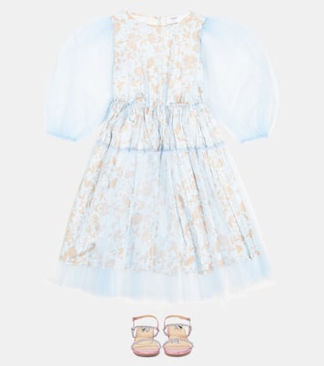 Miniqueenie embellished sandals | Christian Louboutin Kids