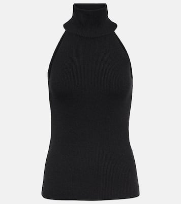 Freya turtleneck cashmere tank top | Lisa Yang
