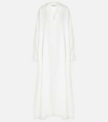 Linen midi dress | Asceno