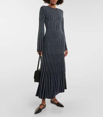 Phelan striped wool and silk maxi skirt | Gabriela Hearst