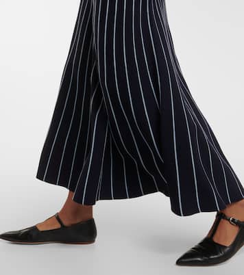 Phelan striped wool and silk maxi skirt | Gabriela Hearst