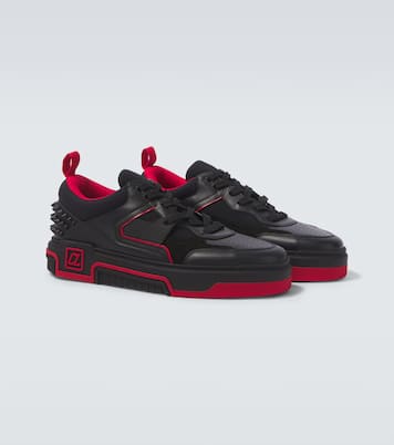 Astroloubi leather and suede sneakers | Christian Louboutin