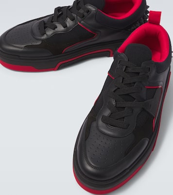 Astroloubi leather and suede sneakers | Christian Louboutin