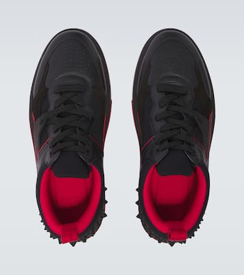 Astroloubi leather and suede sneakers | Christian Louboutin