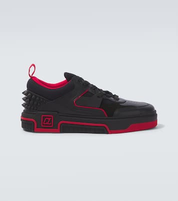 Astroloubi leather and suede sneakers | Christian Louboutin