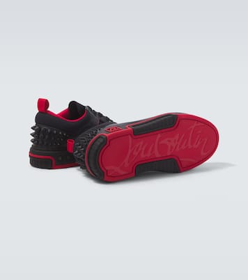 Astroloubi leather and suede sneakers | Christian Louboutin