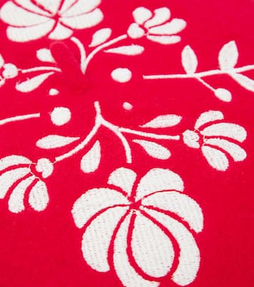 Embroidered wool-blend beret | Kenzo Kids