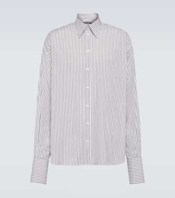 Striped cotton poplin shirt | Dolce&Gabbana