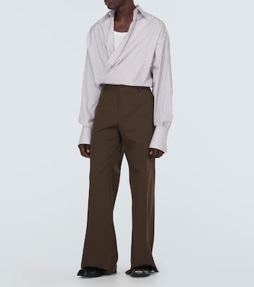 Striped cotton poplin shirt | Dolce&Gabbana
