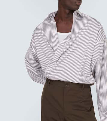 Striped cotton poplin shirt | Dolce&Gabbana